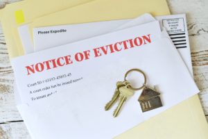 a notice of eviction